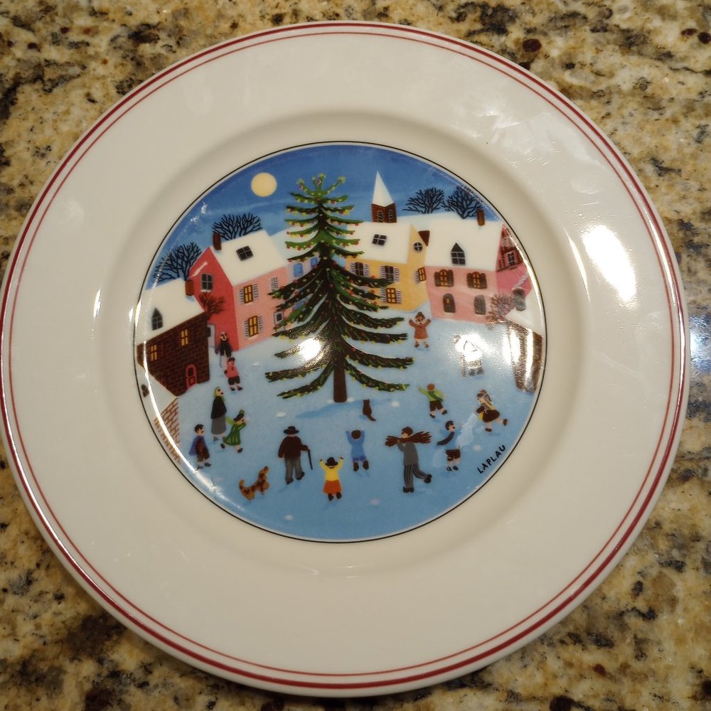 VILLEROY & BOCH Design Naif Christmas Salad Plate